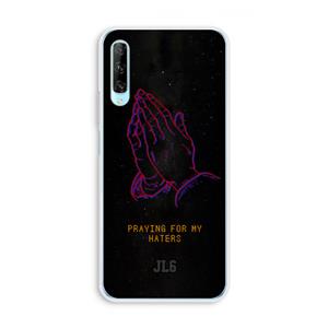 CaseCompany Praying For My Haters: Huawei P Smart Pro Transparant Hoesje