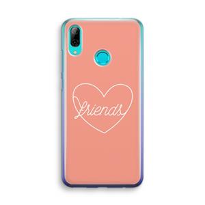 CaseCompany Friends heart: Huawei P Smart (2019) Transparant Hoesje