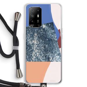CaseCompany Billy: Oppo A94 5G Transparant Hoesje met koord