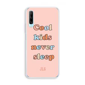 CaseCompany Cool Kids Never Sleep: Huawei P Smart Pro Transparant Hoesje