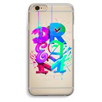 CaseCompany Dream: iPhone 6 / 6S Transparant Hoesje