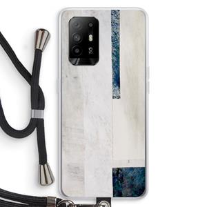 CaseCompany Meet you there: Oppo A94 5G Transparant Hoesje met koord