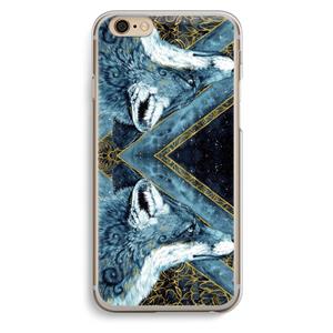 CaseCompany Golden Fox: iPhone 6 / 6S Transparant Hoesje