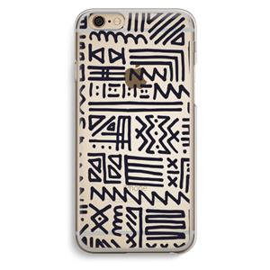 CaseCompany Marrakech print: iPhone 6 / 6S Transparant Hoesje