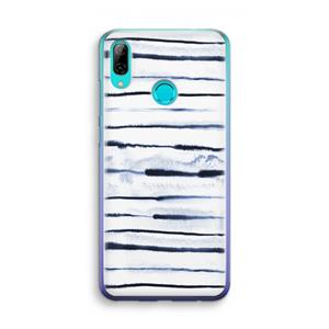 CaseCompany Ink Stripes: Huawei P Smart (2019) Transparant Hoesje