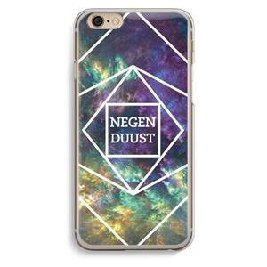 CaseCompany Negenduust ruimte: iPhone 6 / 6S Transparant Hoesje