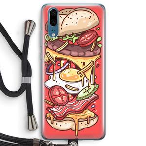 CaseCompany Diet Coke Please: Huawei P20 Transparant Hoesje met koord