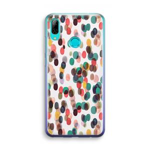 CaseCompany Tropical Dots: Huawei P Smart (2019) Transparant Hoesje