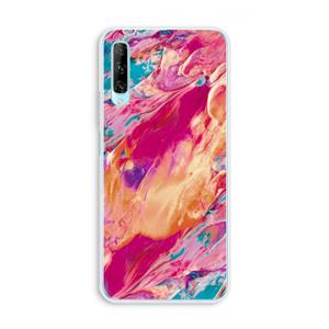 CaseCompany Pastel Echoes: Huawei P Smart Pro Transparant Hoesje