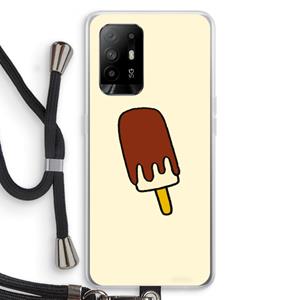 CaseCompany Frisco: Oppo A95 5G Transparant Hoesje met koord