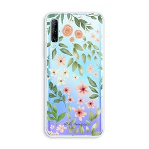 CaseCompany Botanical sweet flower heaven: Huawei P Smart Pro Transparant Hoesje
