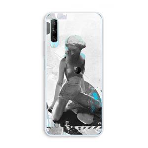 CaseCompany I will not feel a thing: Huawei P Smart Pro Transparant Hoesje