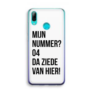 CaseCompany Da ziede van hier: Huawei P Smart (2019) Transparant Hoesje