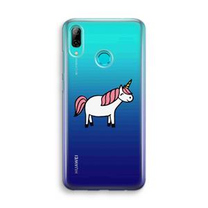 CaseCompany Eenhoorn: Huawei P Smart (2019) Transparant Hoesje