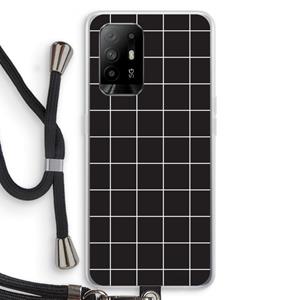 CaseCompany Rooster 2: Oppo A95 5G Transparant Hoesje met koord