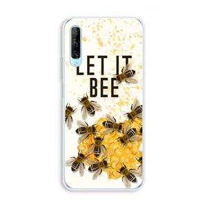 CaseCompany Let it bee: Huawei P Smart Pro Transparant Hoesje