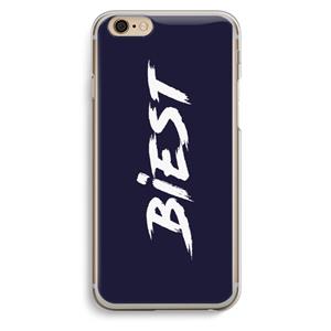 CaseCompany Biest: iPhone 6 / 6S Transparant Hoesje