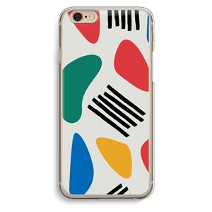 CaseCompany Illustratieve pop 1: iPhone 6 / 6S Transparant Hoesje