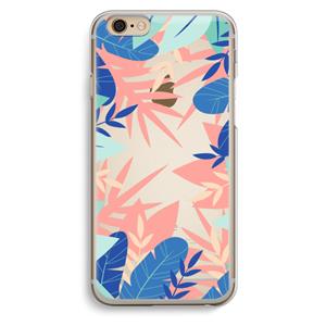CaseCompany Tropisch: iPhone 6 / 6S Transparant Hoesje