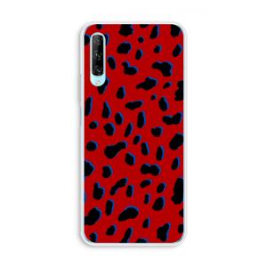 CaseCompany Red Leopard: Huawei P Smart Pro Transparant Hoesje
