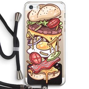CaseCompany Diet Coke Please: iPhone 5 / 5S / SE Transparant Hoesje met koord