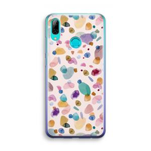 CaseCompany Terrazzo Memphis Pink: Huawei P Smart (2019) Transparant Hoesje