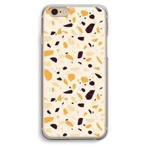 CaseCompany Terrazzo N°13: iPhone 6 / 6S Transparant Hoesje