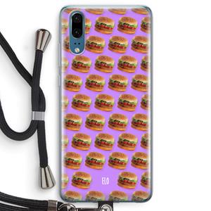 CaseCompany Giants: Huawei P20 Transparant Hoesje met koord
