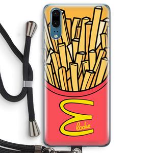 CaseCompany McElodie: Huawei P20 Transparant Hoesje met koord