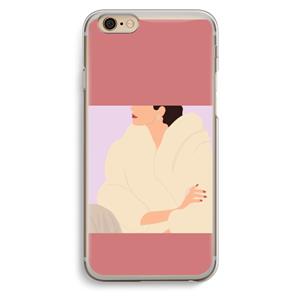 CaseCompany Cosy: iPhone 6 / 6S Transparant Hoesje