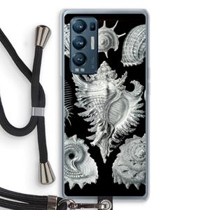 CaseCompany Haeckel Prosobranchia: Oppo Find X3 Neo Transparant Hoesje met koord