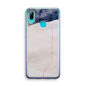 CaseCompany Stone White: Huawei P Smart (2019) Transparant Hoesje