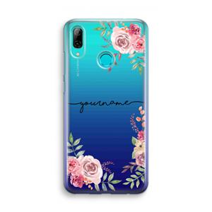 CaseCompany Rozen: Huawei P Smart (2019) Transparant Hoesje
