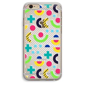 CaseCompany 8-bit N°1: iPhone 6 Plus / 6S Plus Transparant Hoesje