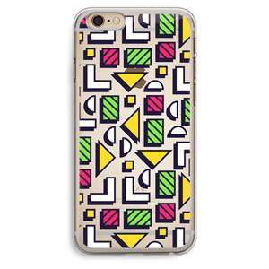 CaseCompany 8-bit N°4: iPhone 6 Plus / 6S Plus Transparant Hoesje