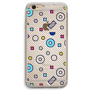 CaseCompany 8-bit N°9: iPhone 6 Plus / 6S Plus Transparant Hoesje