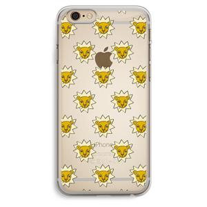 CaseCompany Leeuwenkoppen: iPhone 6 Plus / 6S Plus Transparant Hoesje
