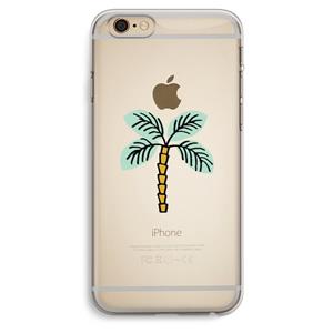 CaseCompany Palmboom: iPhone 6 Plus / 6S Plus Transparant Hoesje
