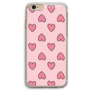 CaseCompany Ondersteboven verliefd: iPhone 6 Plus / 6S Plus Transparant Hoesje