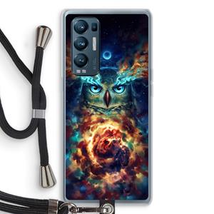 CaseCompany Aurowla: Oppo Find X3 Neo Transparant Hoesje met koord