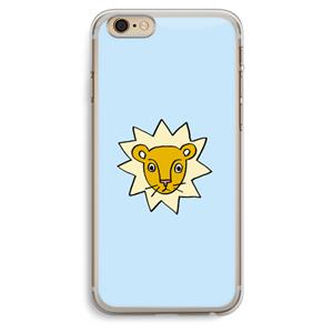 CaseCompany Kleine leeuw: iPhone 6 Plus / 6S Plus Transparant Hoesje