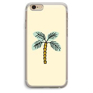 CaseCompany Palmboom: iPhone 6 Plus / 6S Plus Transparant Hoesje