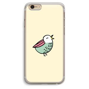 CaseCompany Birdy: iPhone 6 Plus / 6S Plus Transparant Hoesje