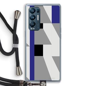 CaseCompany Gestalte 2: Oppo Find X3 Neo Transparant Hoesje met koord