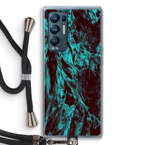 CaseCompany Ice Age: Oppo Find X3 Neo Transparant Hoesje met koord