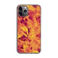 CaseCompany Eternal Fire: iPhone 11 Pro Max Transparant Hoesje