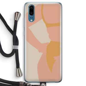 CaseCompany Bikini body: Huawei P20 Transparant Hoesje met koord