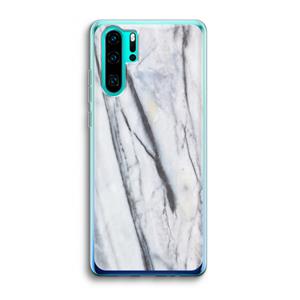 CaseCompany Gestreepte marmer: Huawei P30 Pro Transparant Hoesje