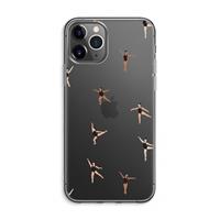 CaseCompany Dancing #1: iPhone 11 Pro Max Transparant Hoesje