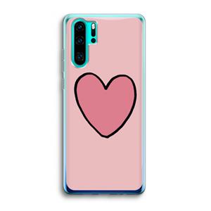 CaseCompany Hartje: Huawei P30 Pro Transparant Hoesje